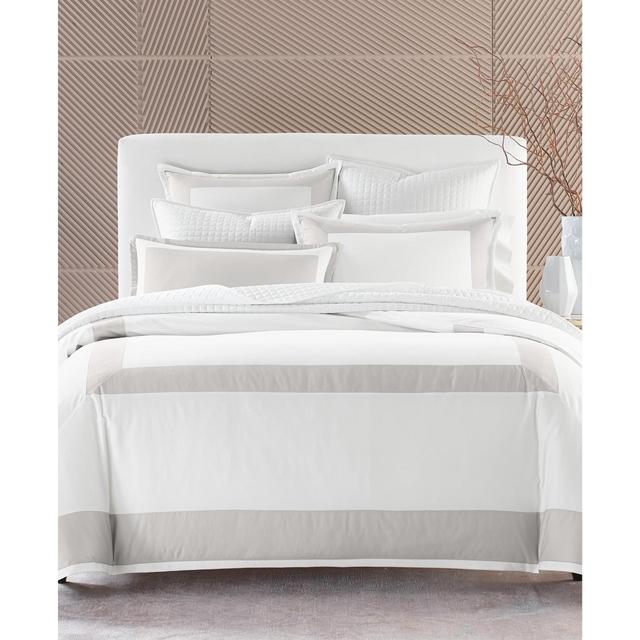 Hotel Collection Colorblock Supima Cotton Duvet Cover, King, Created for Macy's
