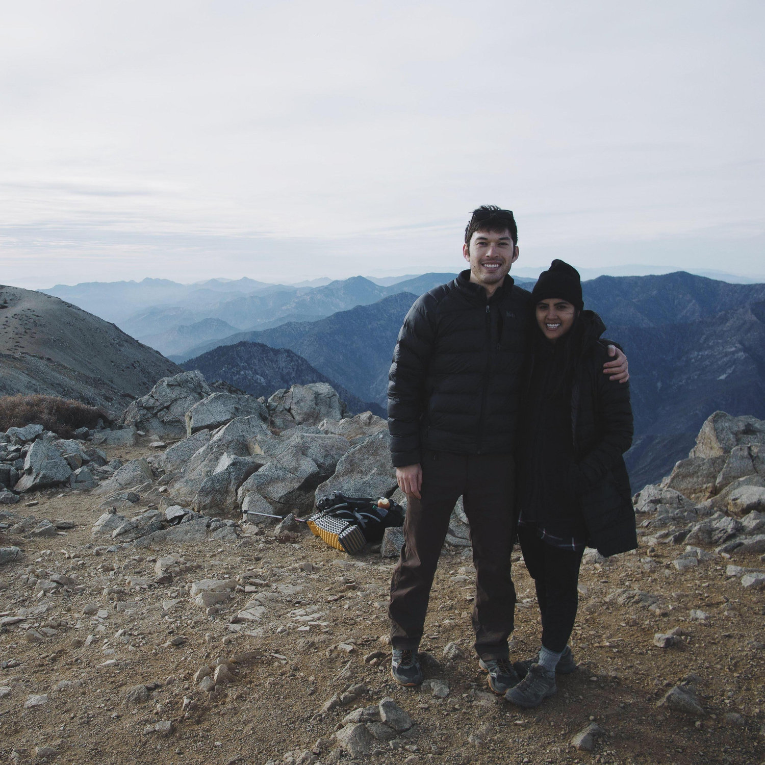 New Years hike up My Baldy - Jan 2018