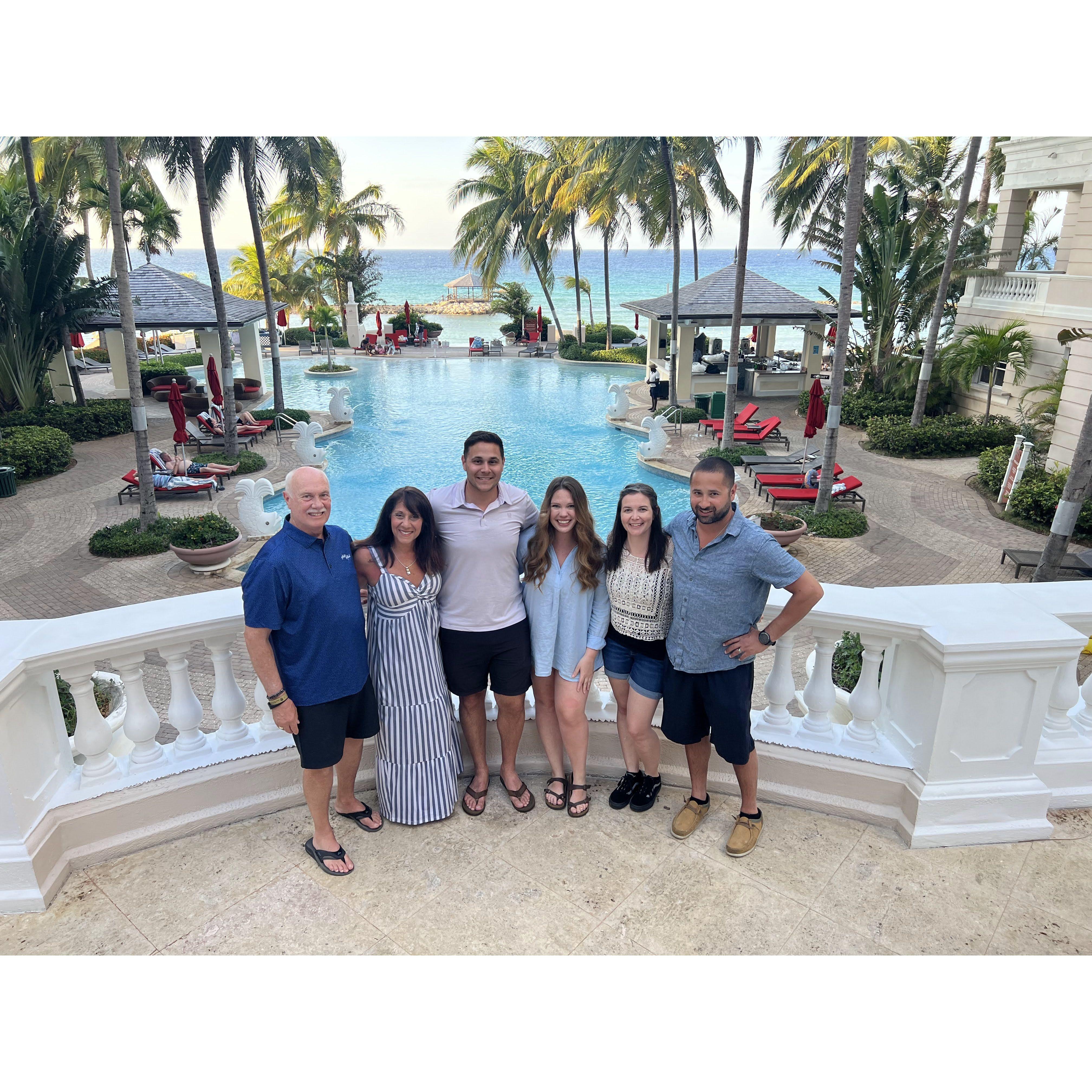 4/19/24 | The amazing Jamaica trip to celebrate Megan's graduation and Bill's retirement! We all had the best time lounging by the pool, swimming in the ocean, and eating our hearts out!