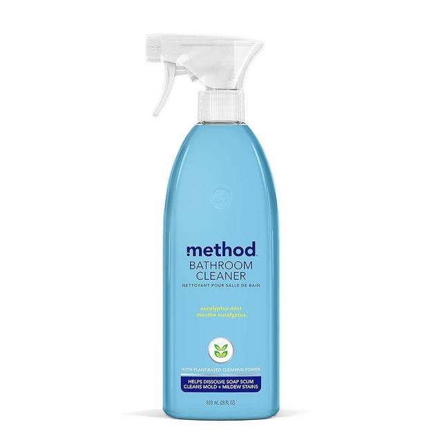 Method Bathroom Cleaner, Removes Mold + Mildew Stains, Eucalyptus Mint, 28 Fl Oz