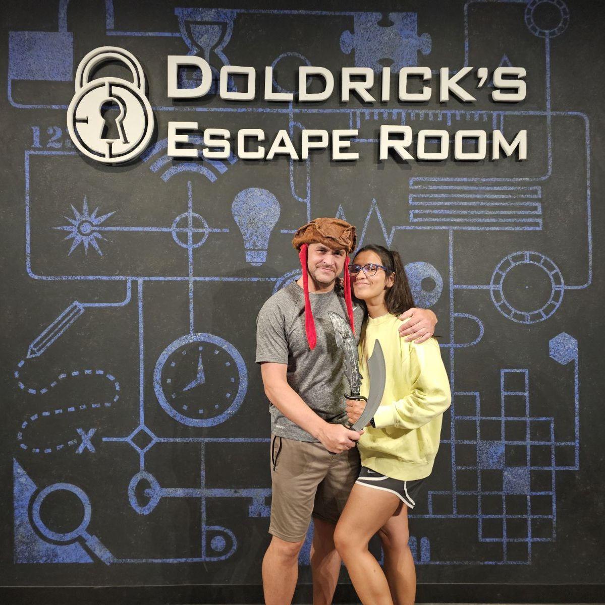 one of the many escape rooms we've done together :)