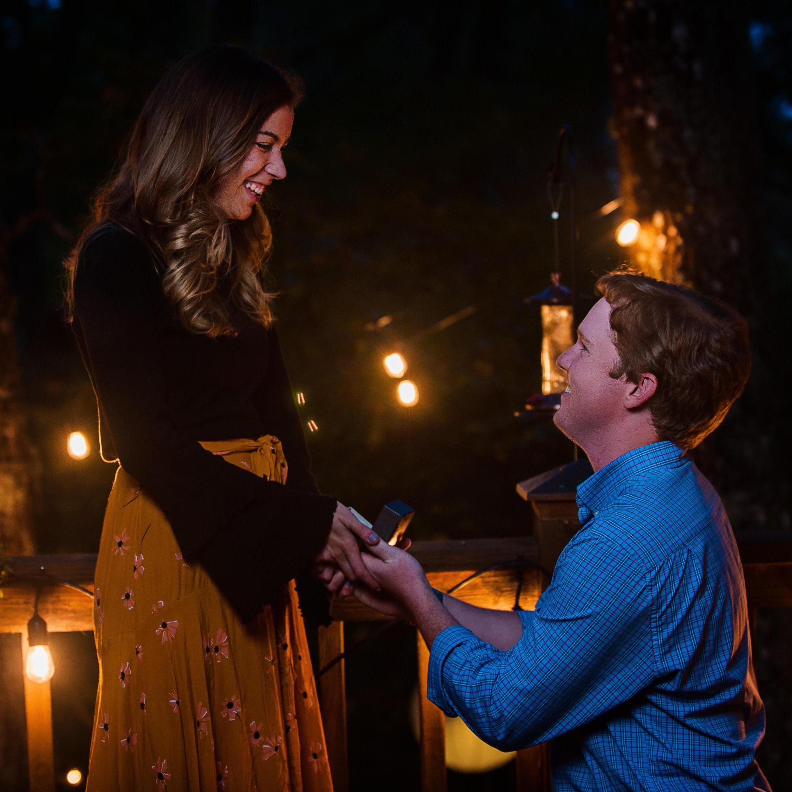 The engagement, October 19, 2018!