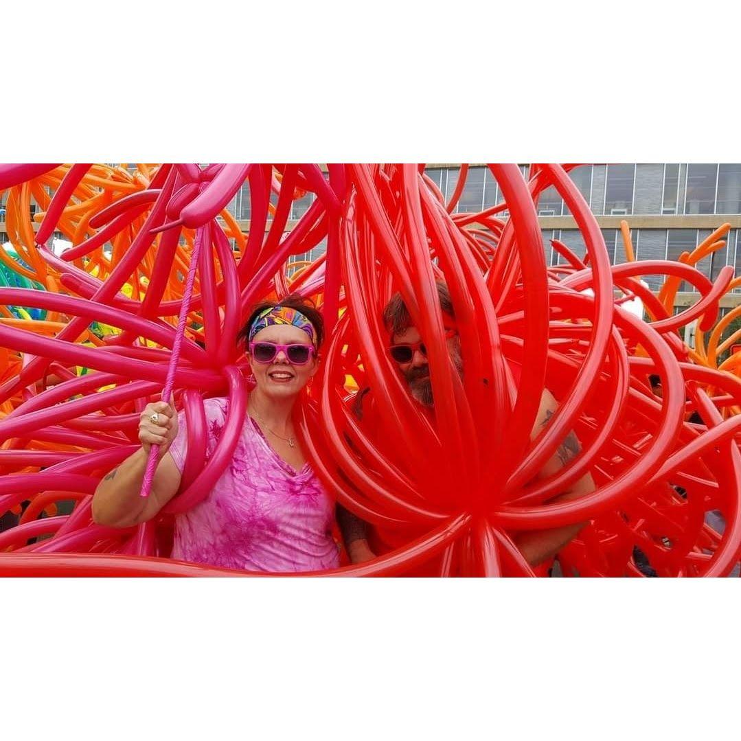 Marching in the Pride Parade representing Hell's Kitchen 2017