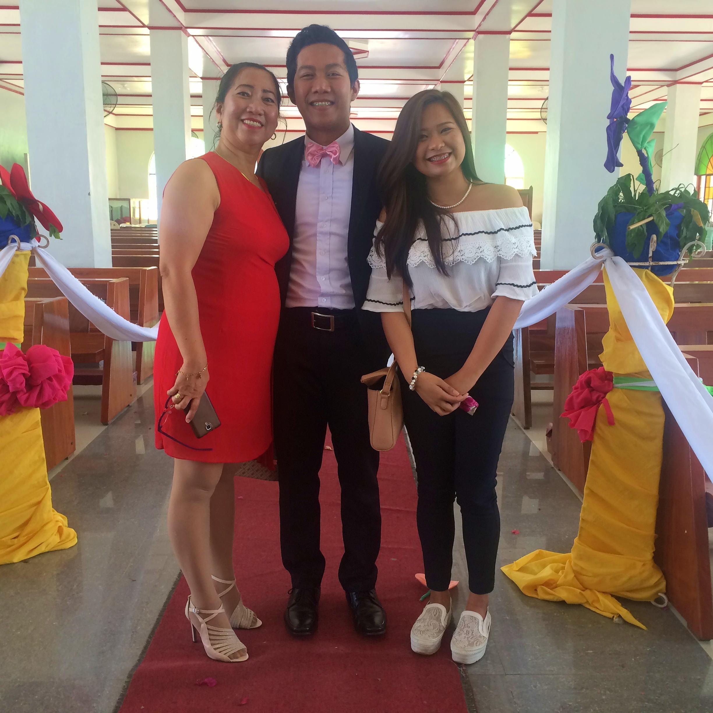 Relationship Goals: First wedding to attend together as a couple.