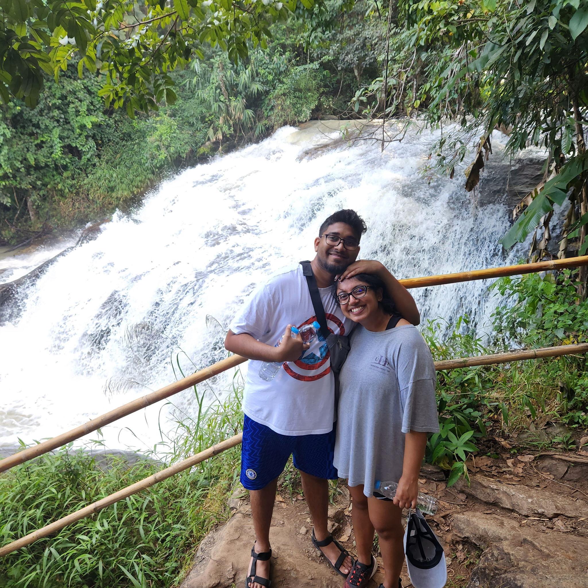 Trekking in the forest in the hills of Chiang Mai