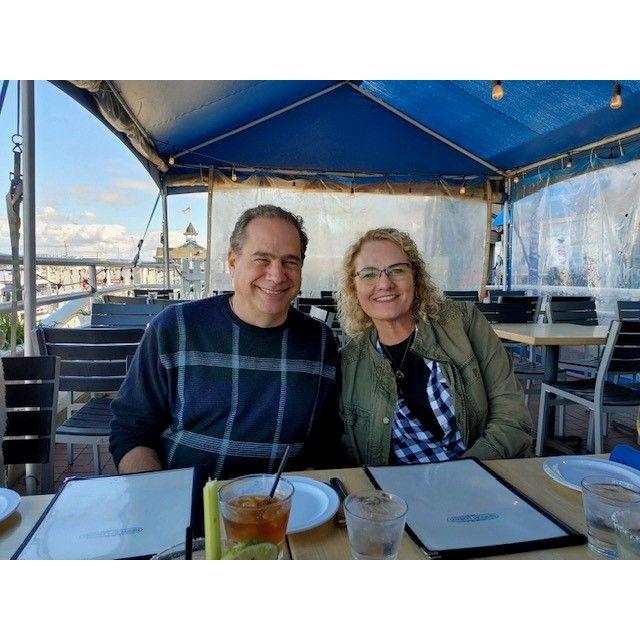 We love spending time by the water (usually eating : )