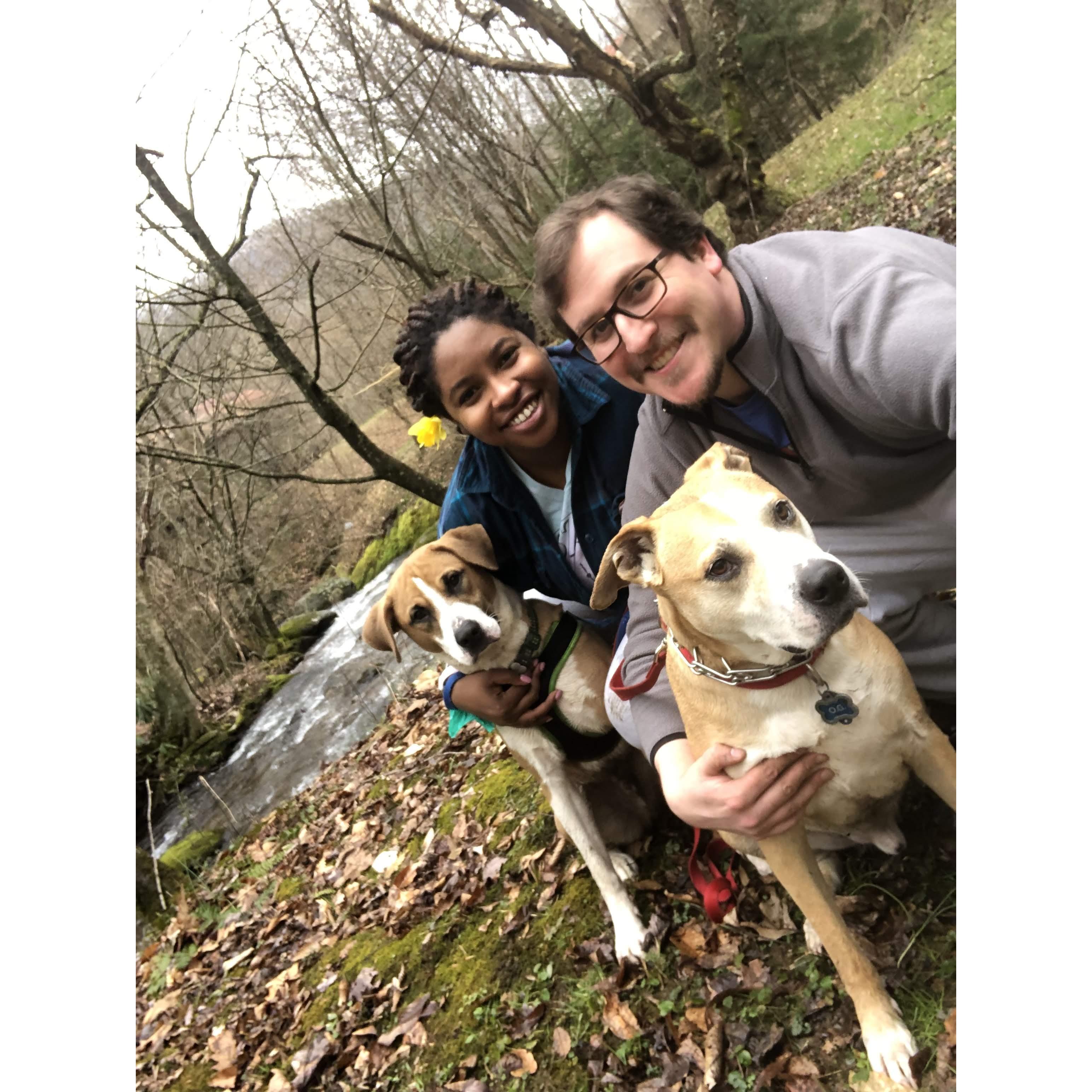 My favorite trip to the mountains with our babies!