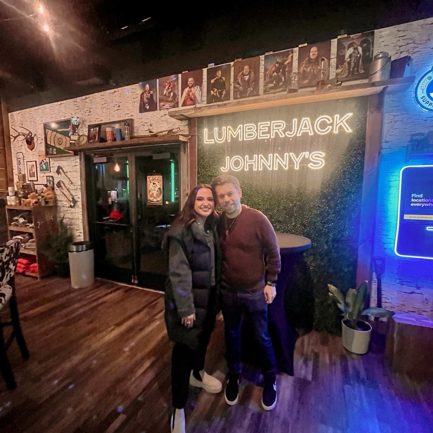 6 month anniversary at Lumberjack Johnny’s