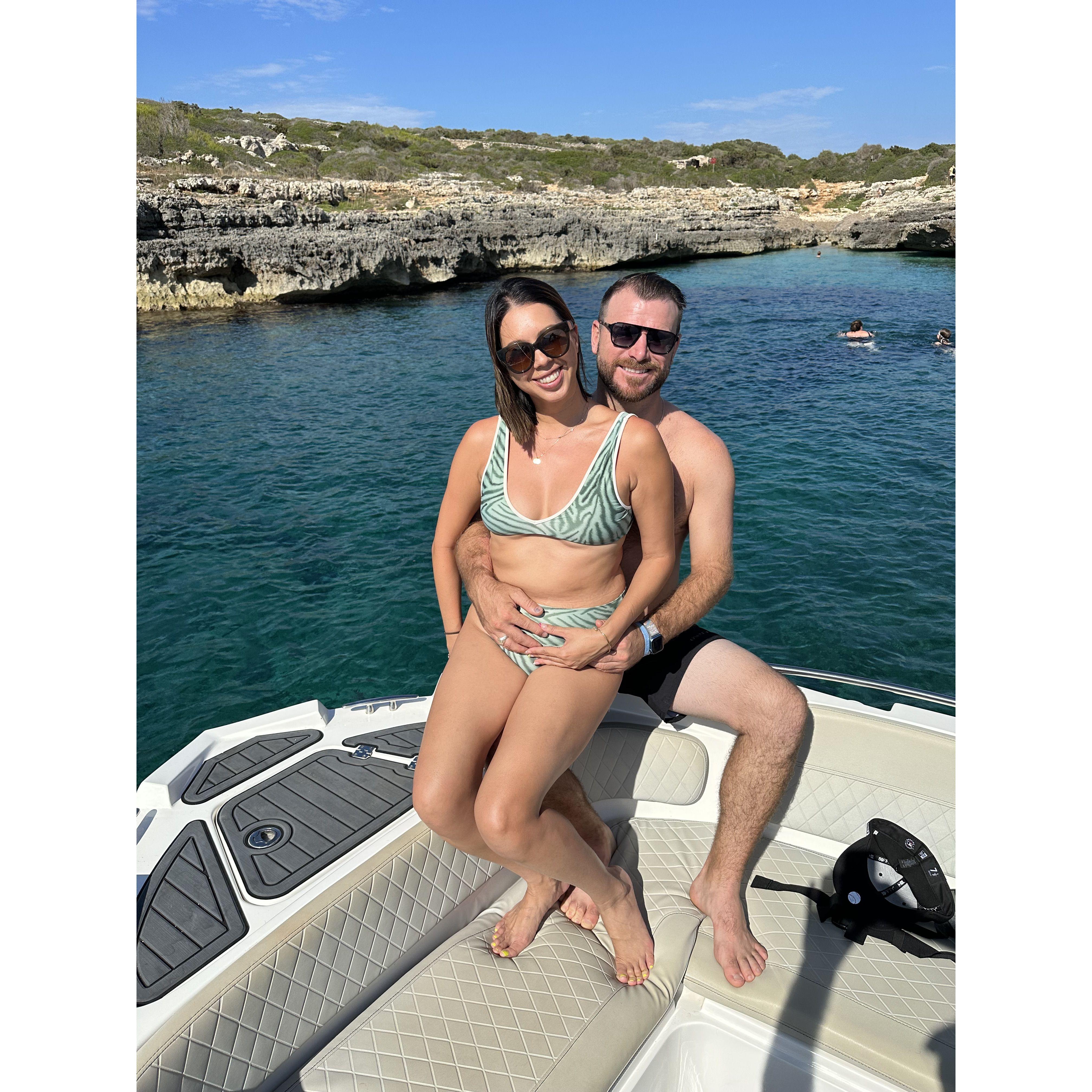 Boat day in Menorca, Spain!