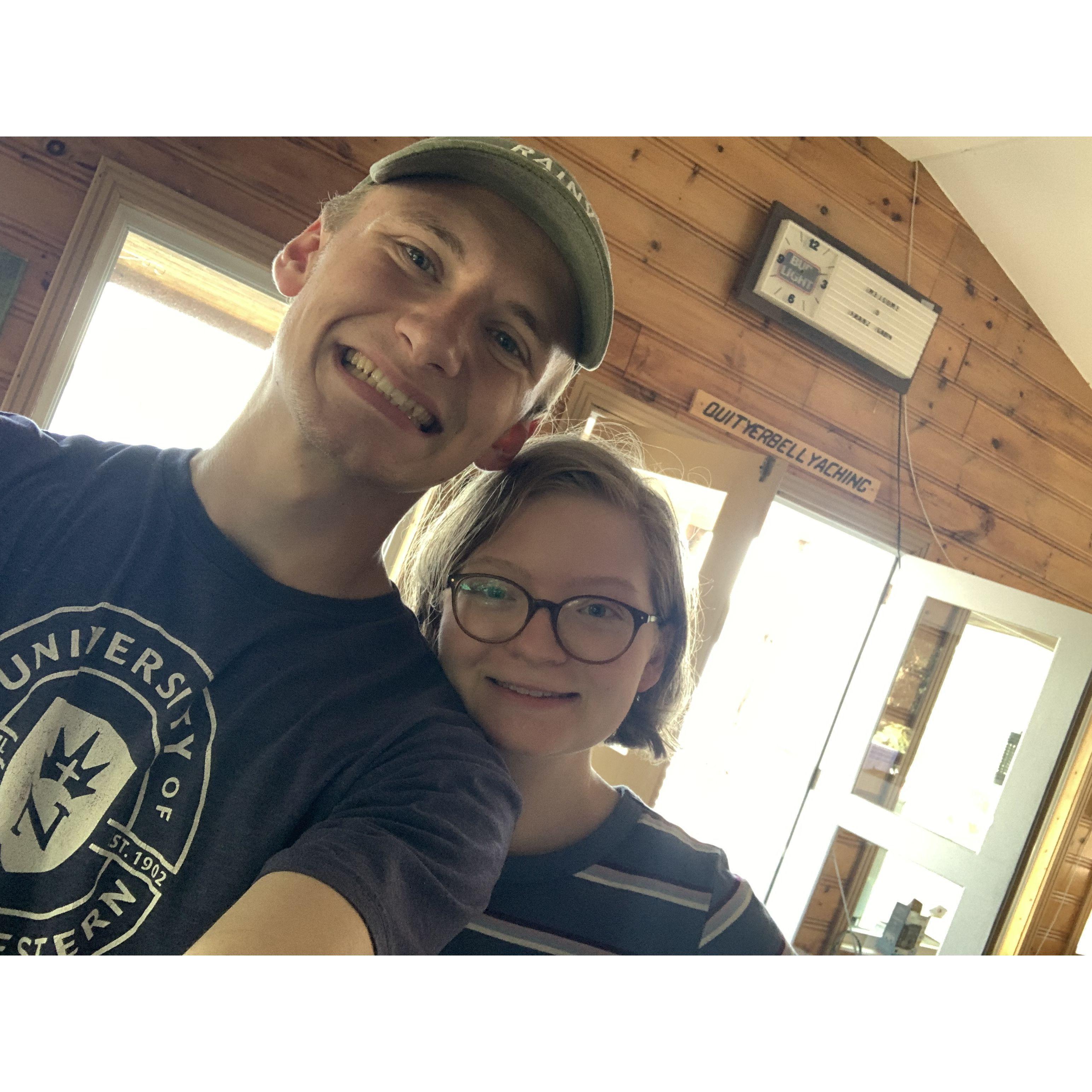 At the Franz cabin