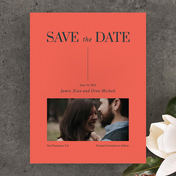 Zola Save The Dates - Stowe Portrait