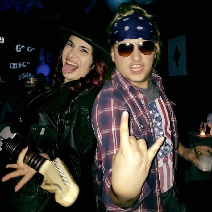 Axl Rose & Slash tearing up Halloween 2016.