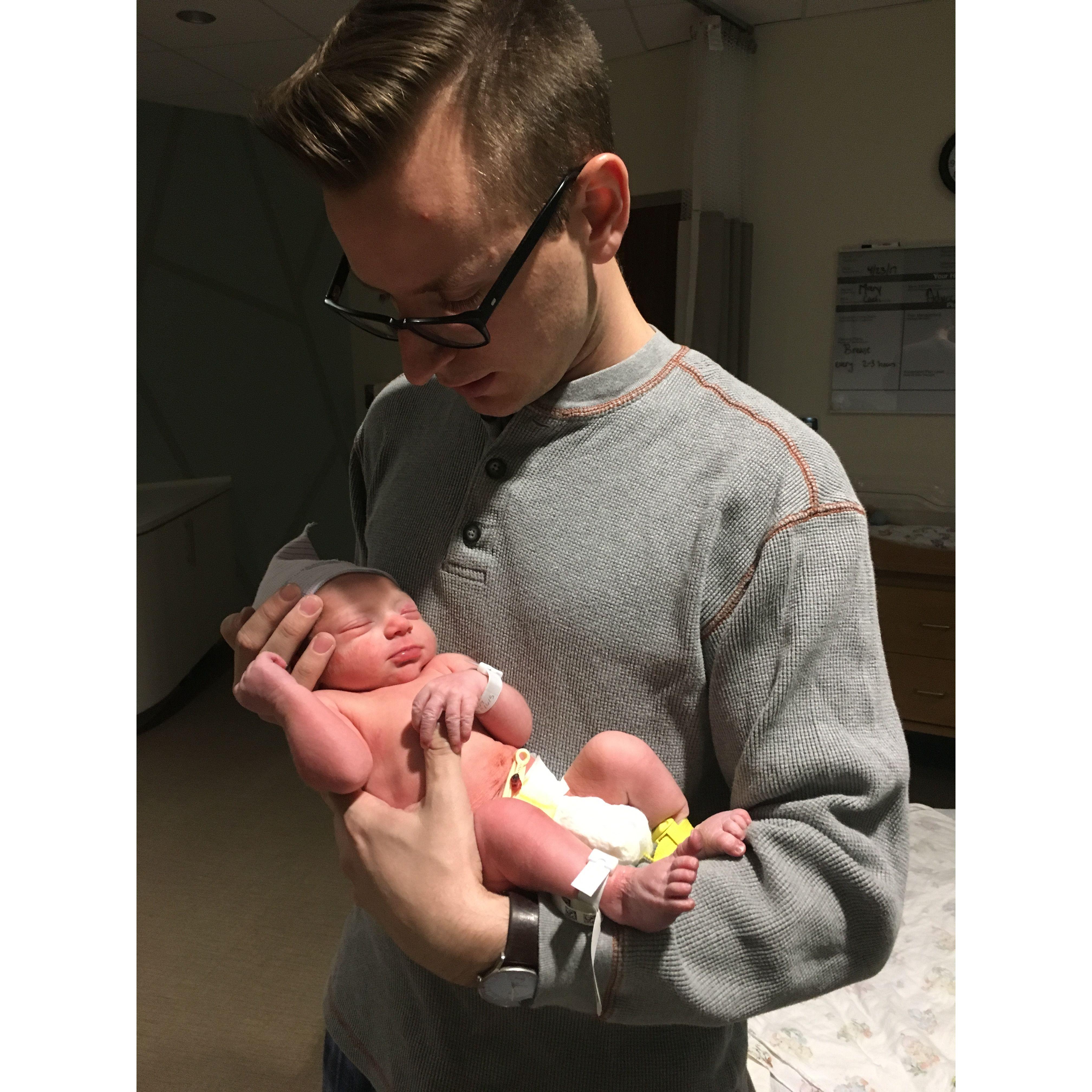 August fresh out the womb
