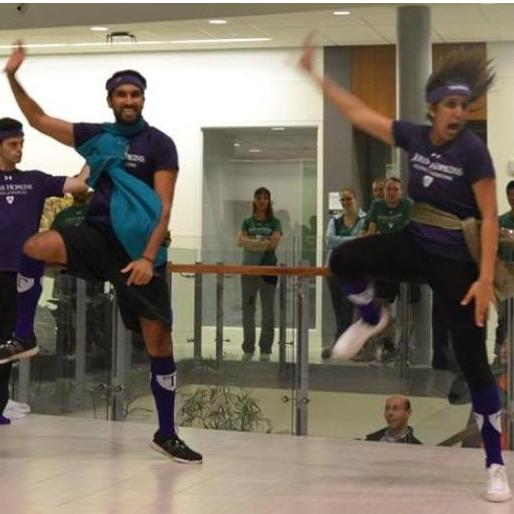 Bhangra buddies for our college dance-off