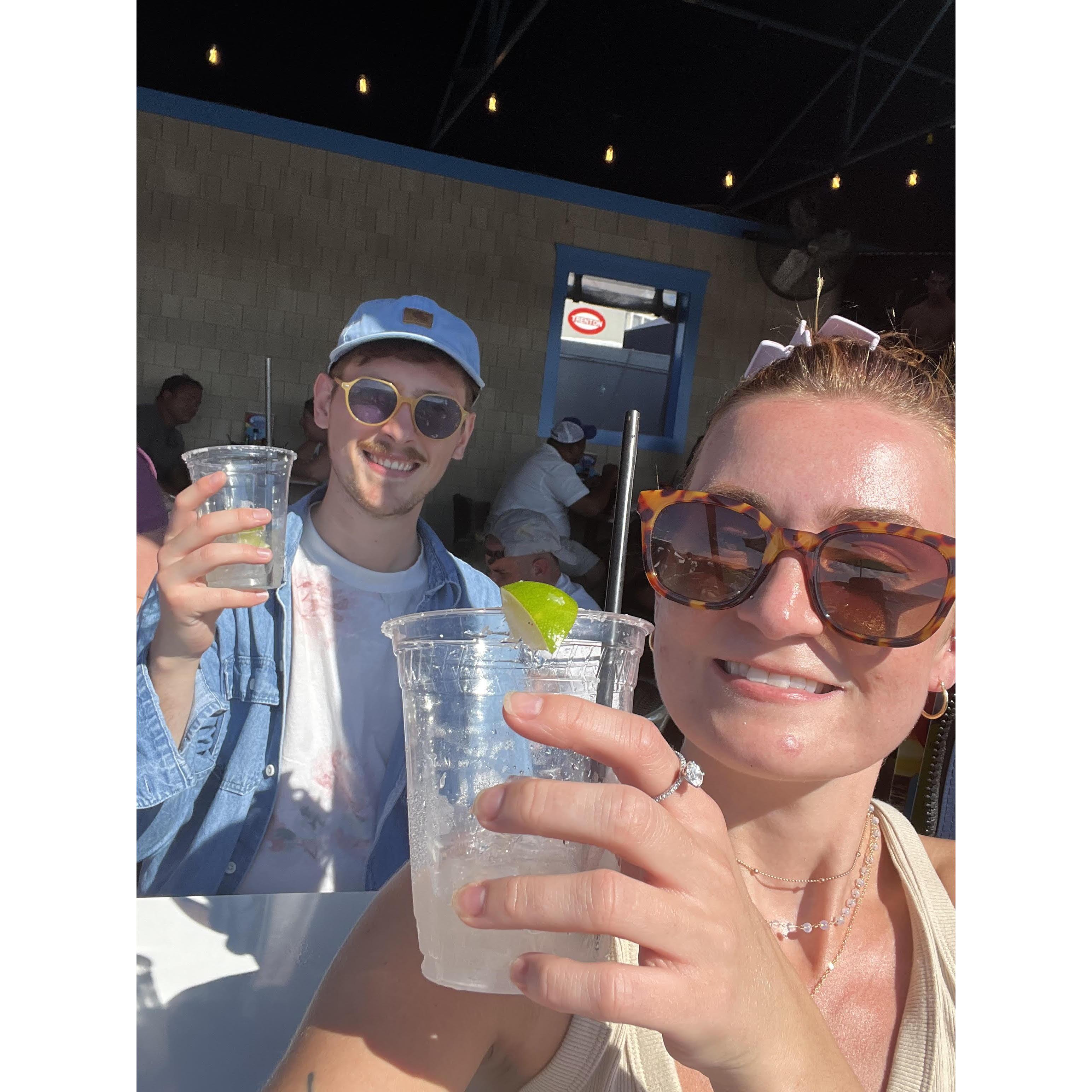 2022 So excited after getting engaged!