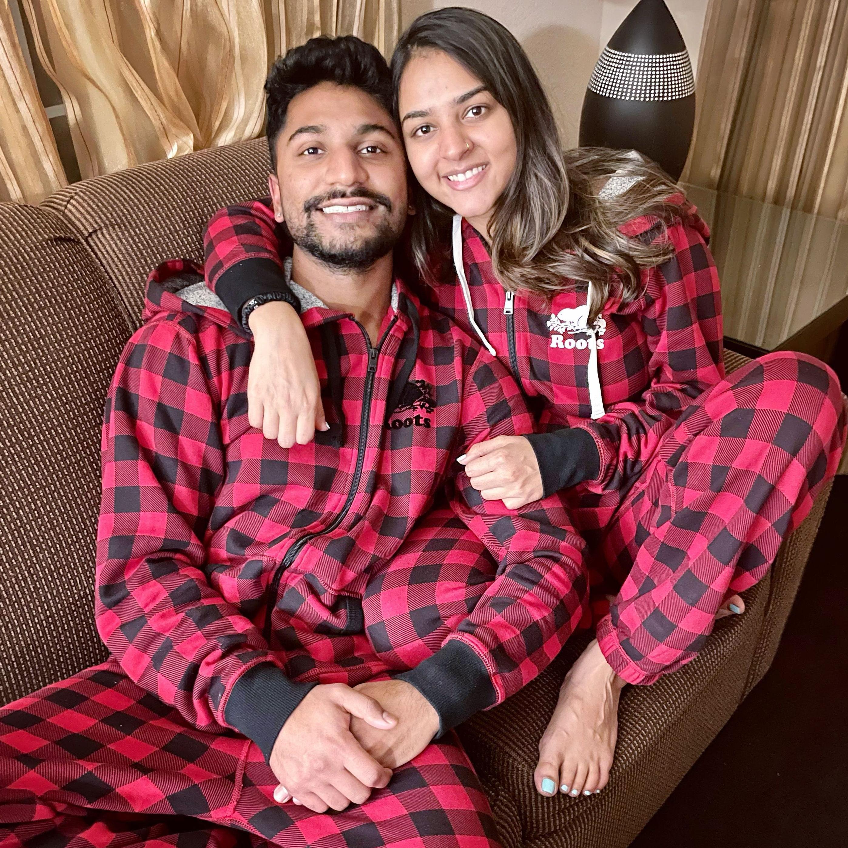 Dec 2020 | Matchy Matchy in our favorite Christmas onesies!