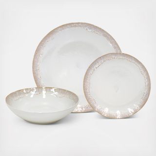 Taormina 12-Piece Dinnerware Set with Pasta Bowl, Service for 4