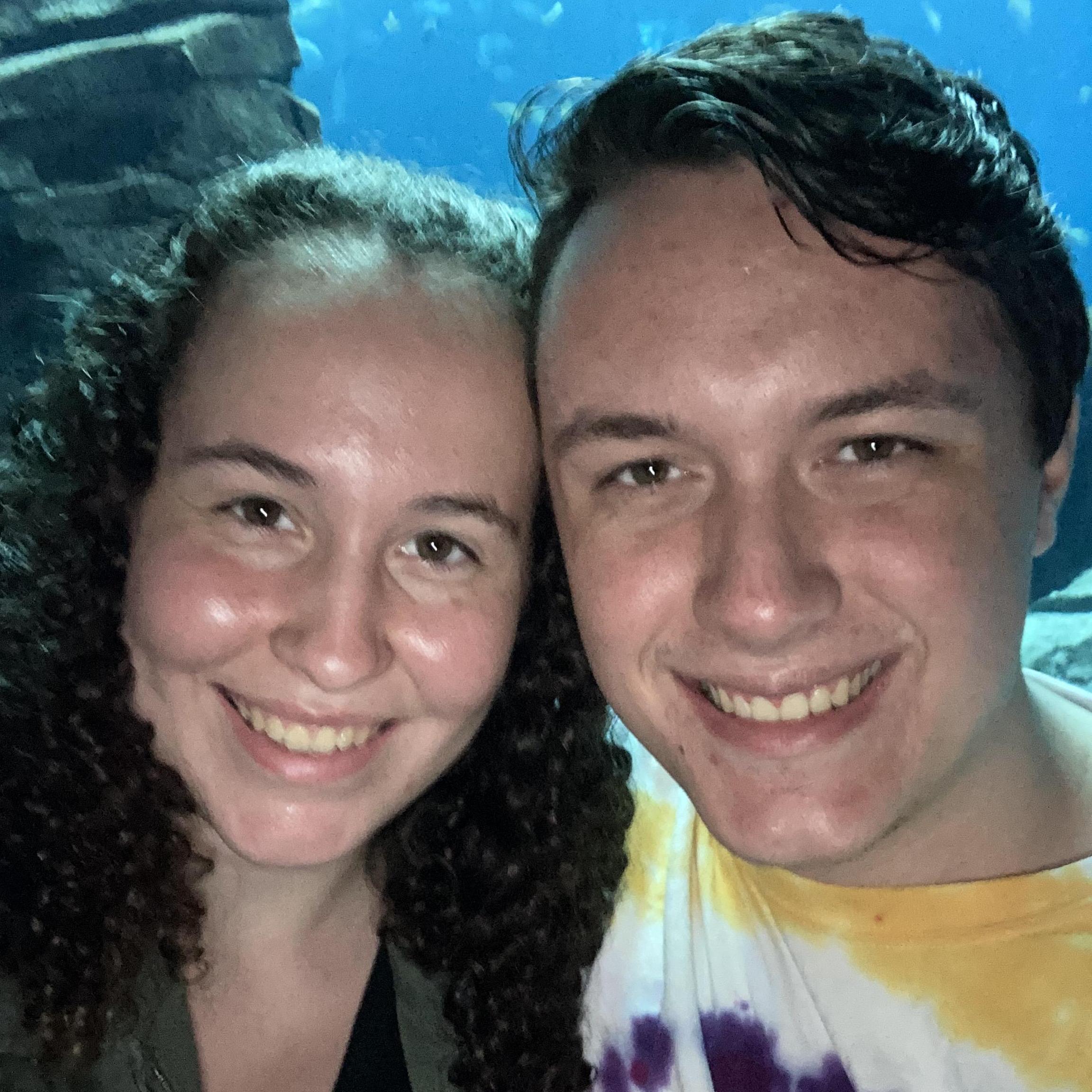 We took this picture at the Georgia Aquarium on July 6, 2020.