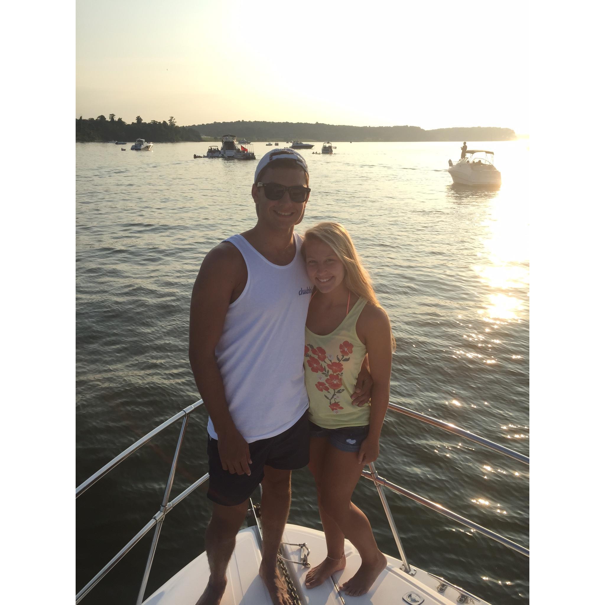 The day we started dating