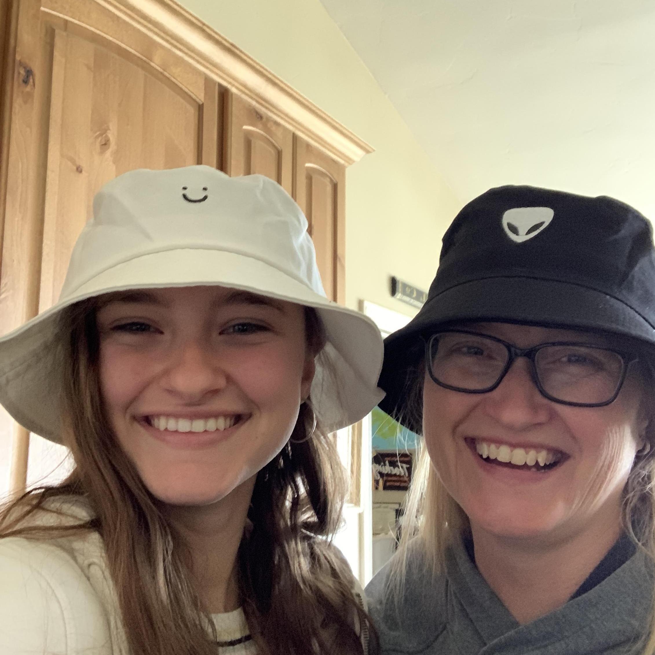 Bucket hats are cool!