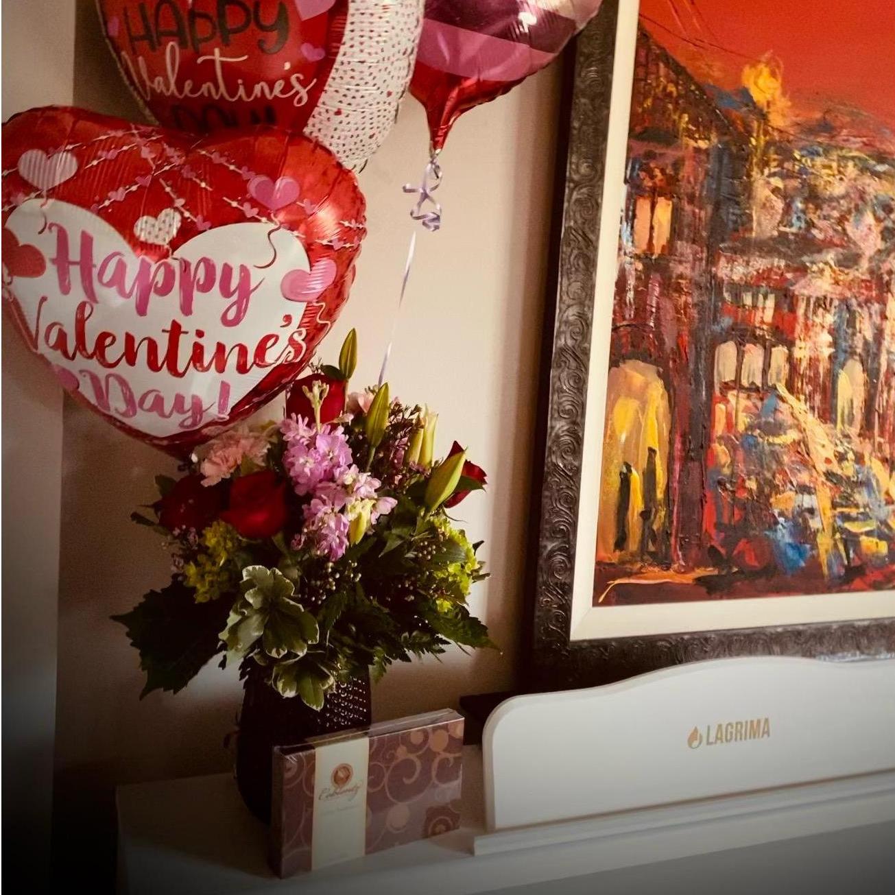 1st Valentines together, unexpected sweet surprises!