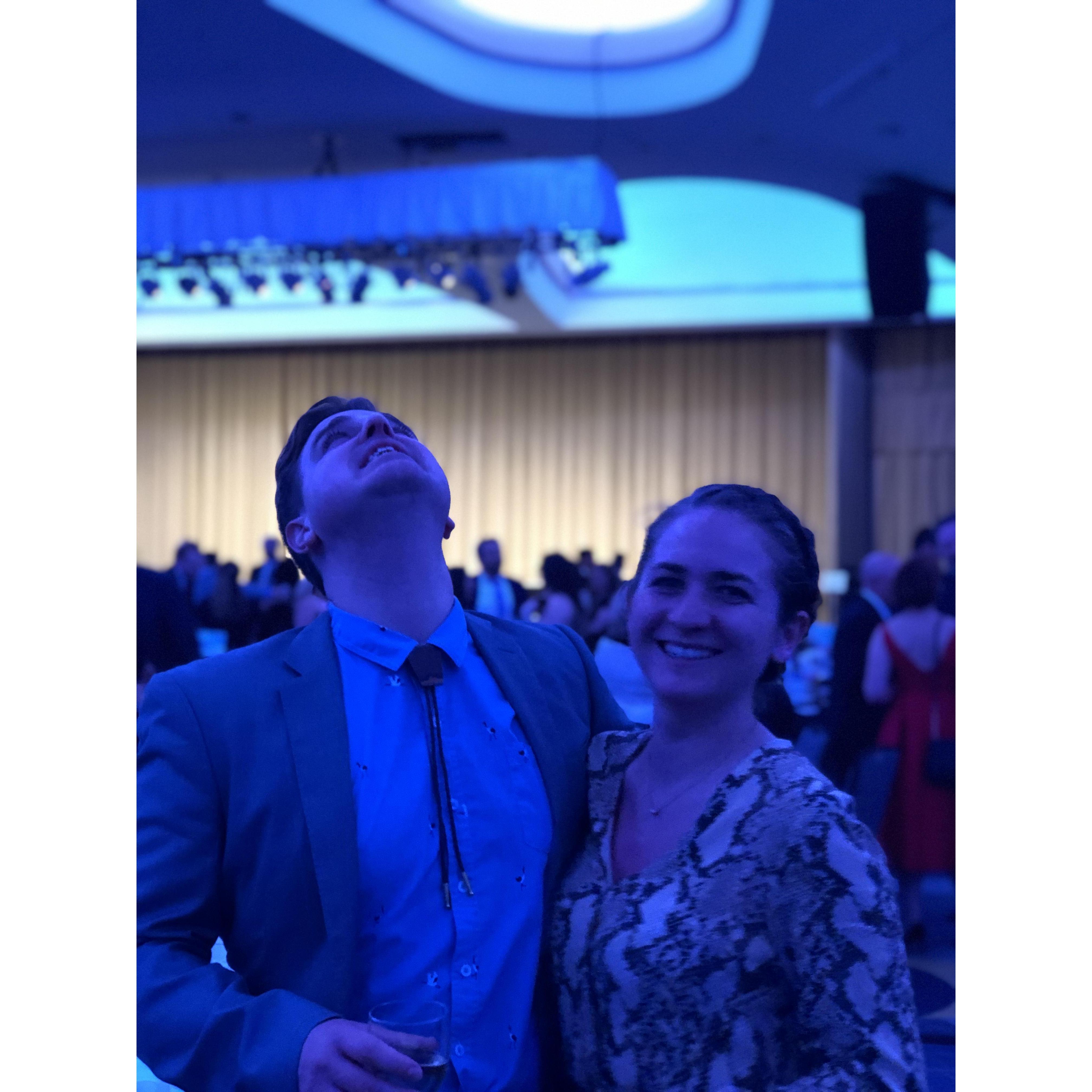 Love is likely on the ceiling, again.