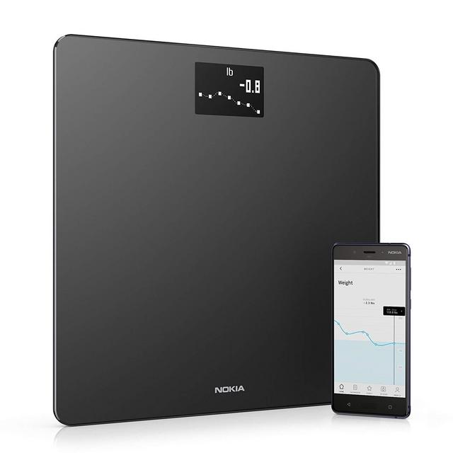 Withings / Nokia | Body - Smart Weight & BMI Wi-Fi Digital Scale with smartphone app, Black