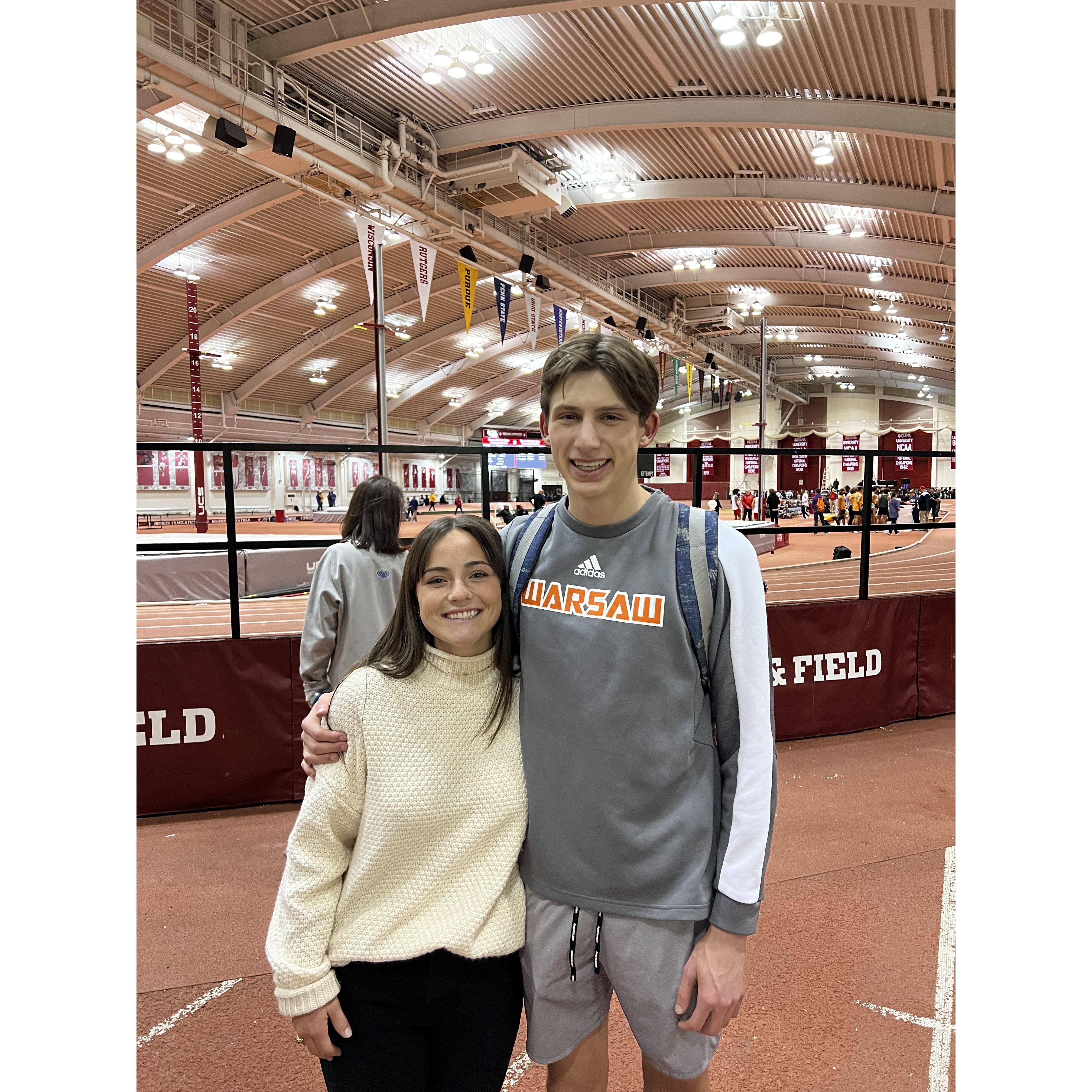 Jeremy at state for track