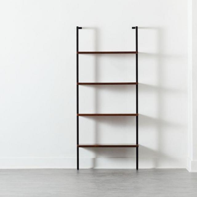 Helix 70" Walnut Bookcase