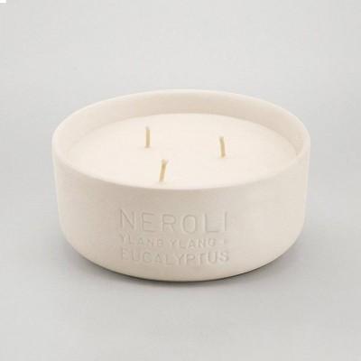 11oz Debossed Ceramic Jar 3-Wick Candle Neroli - Ylang Ylang & Eucalyptus - Project 62™