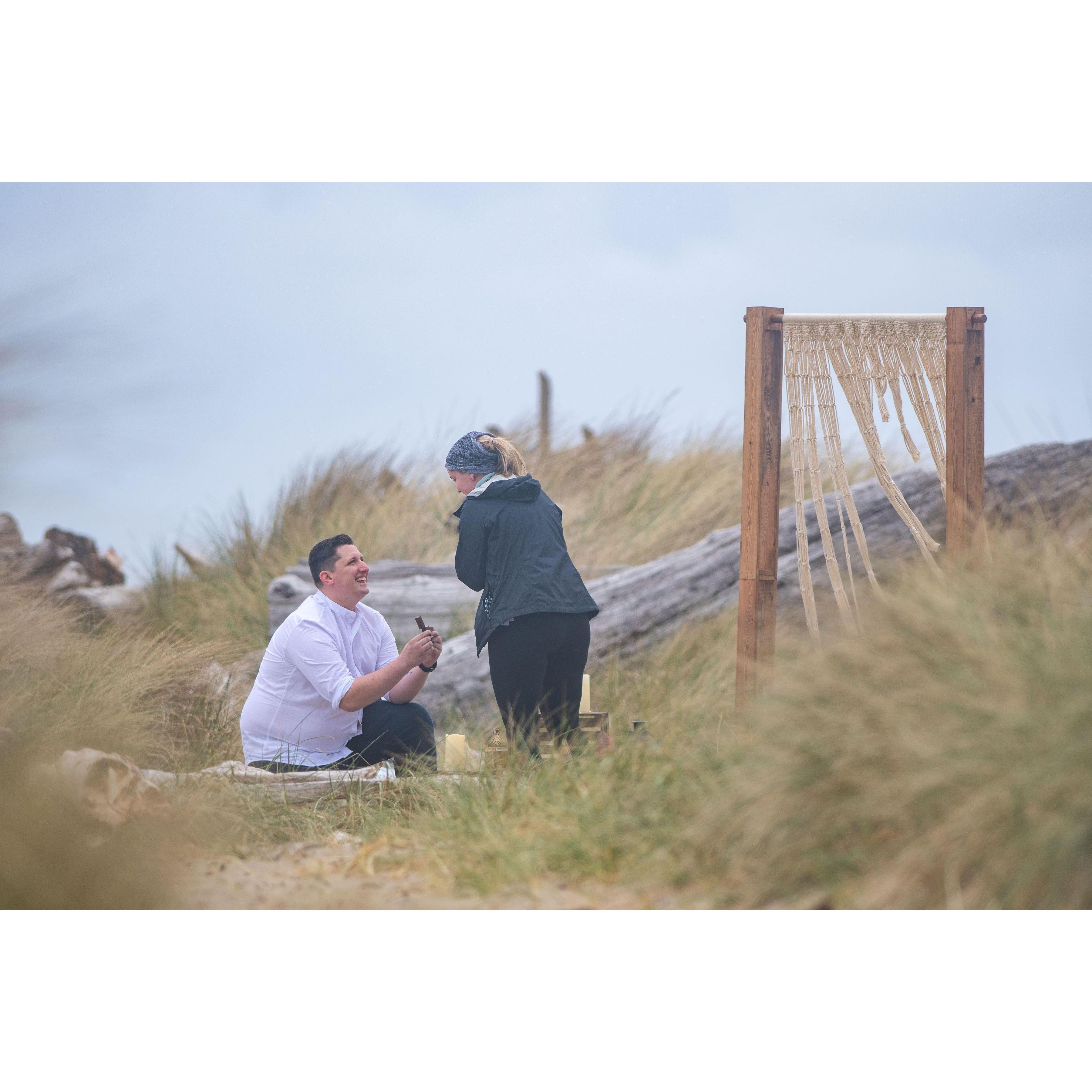 April 2021 - Proposal Day at Rockaway, Beach.