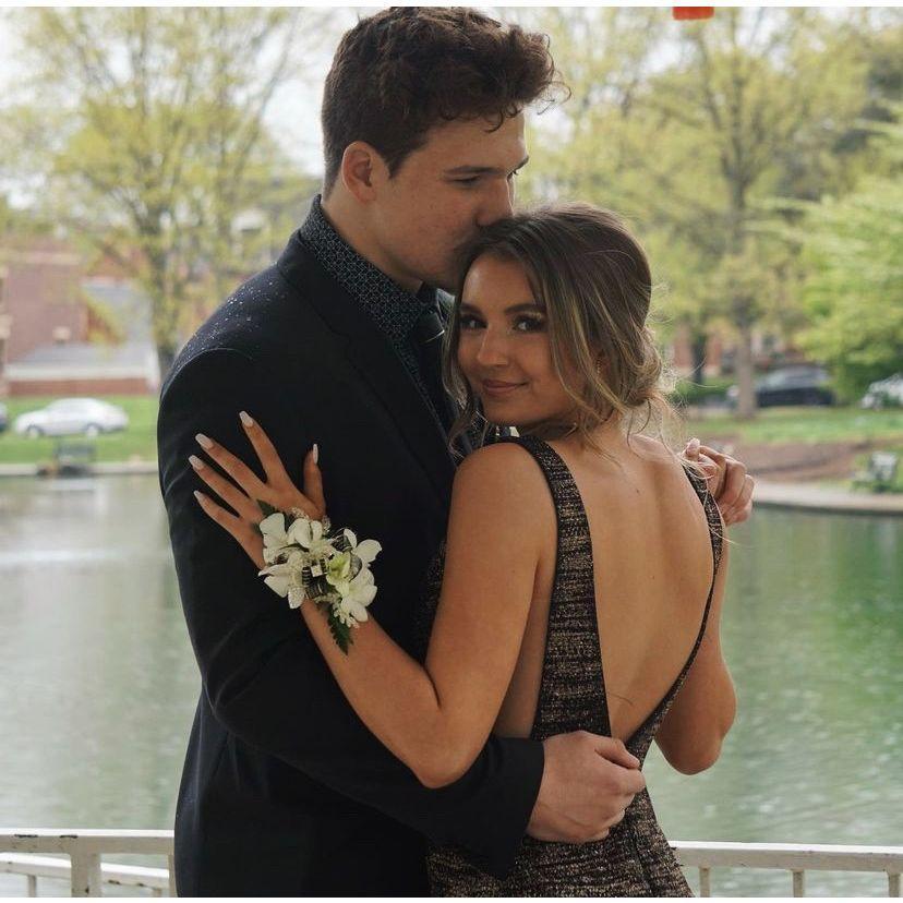 First prom together at Teays Valley, 2021