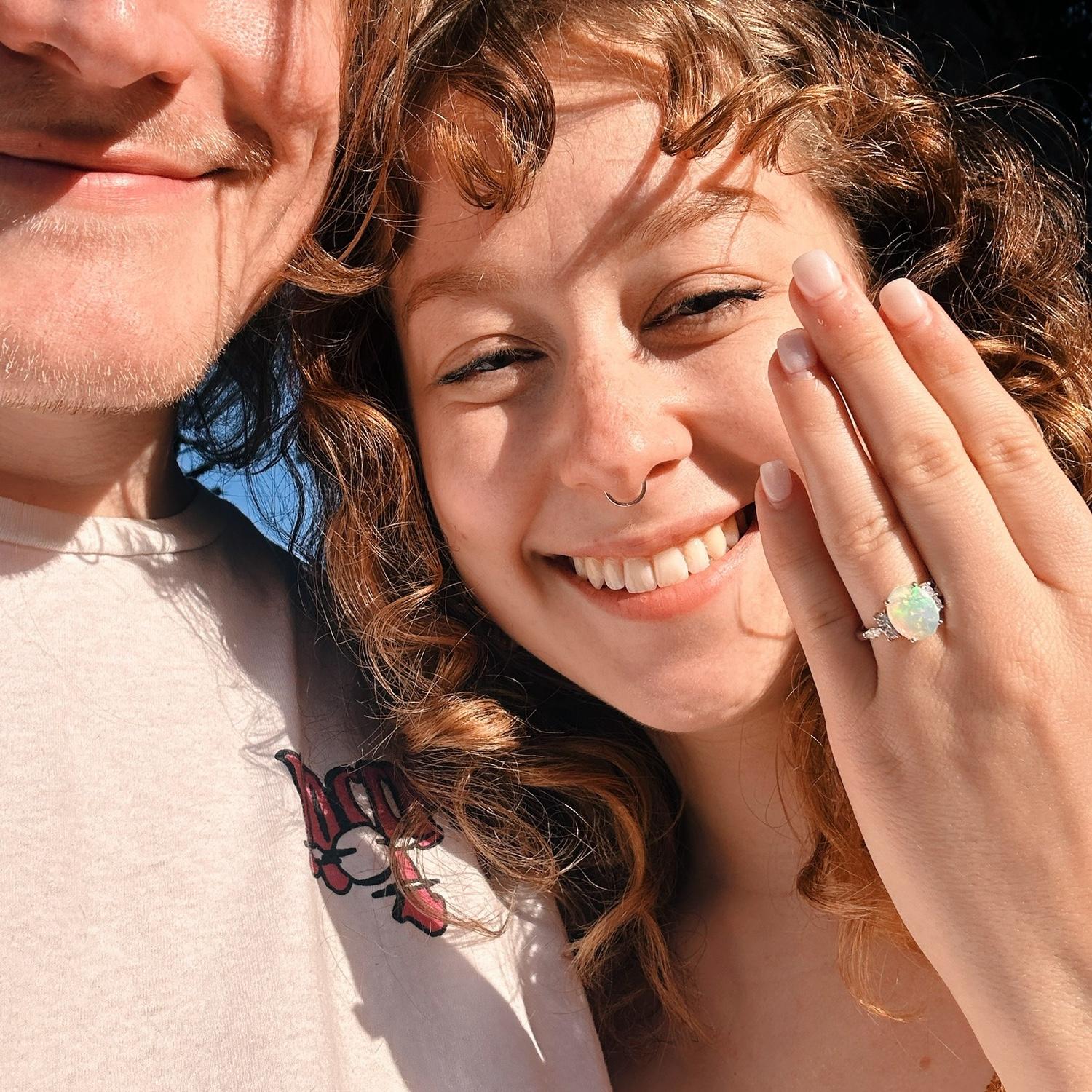 Engagement in Barcelona, Spain