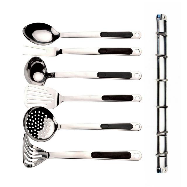 BergHOFF® CooknCo Ergonomic Utensil Set in Silver