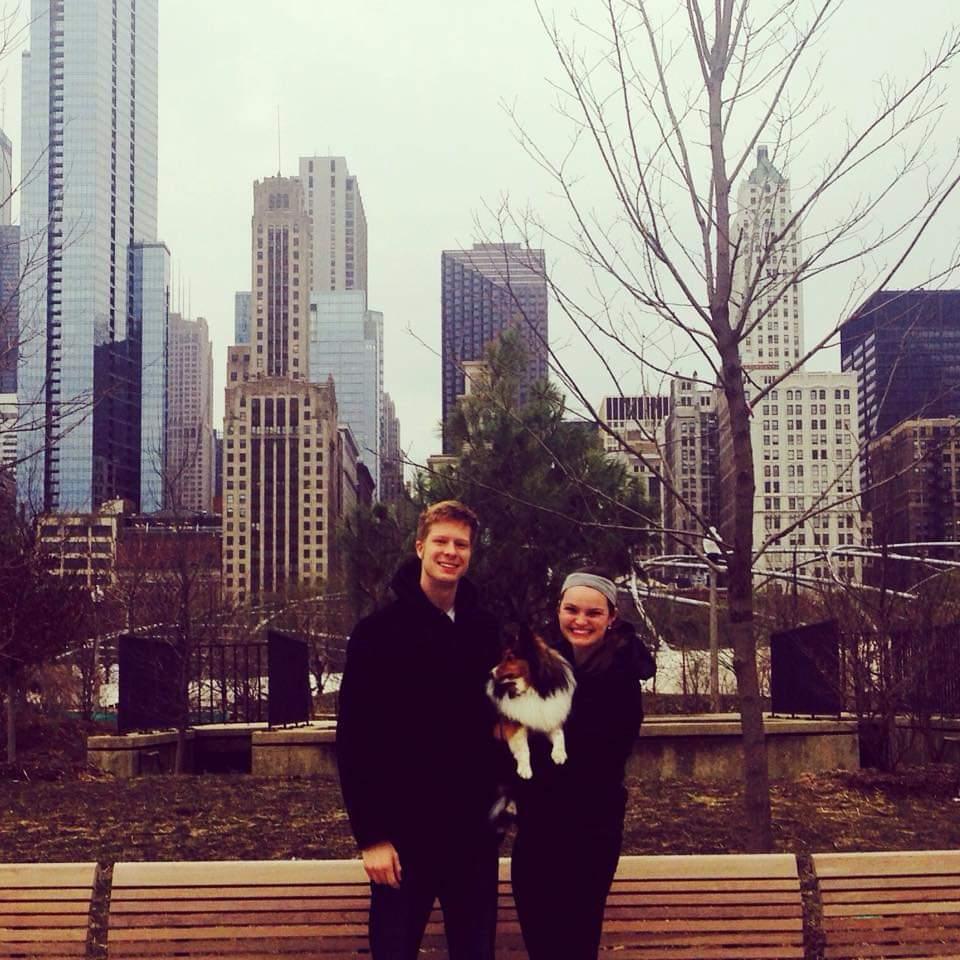 Walks with Missy in the city