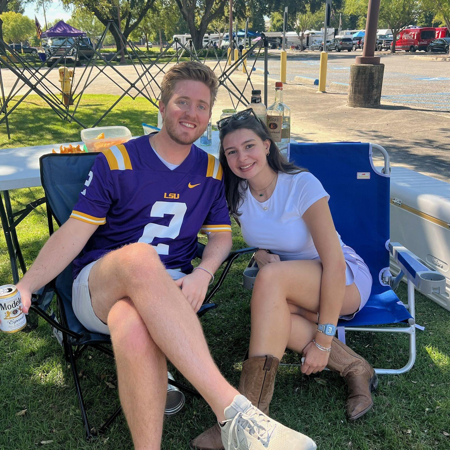 Pregame tailgate before another Saturday spent calling Baton Rouge