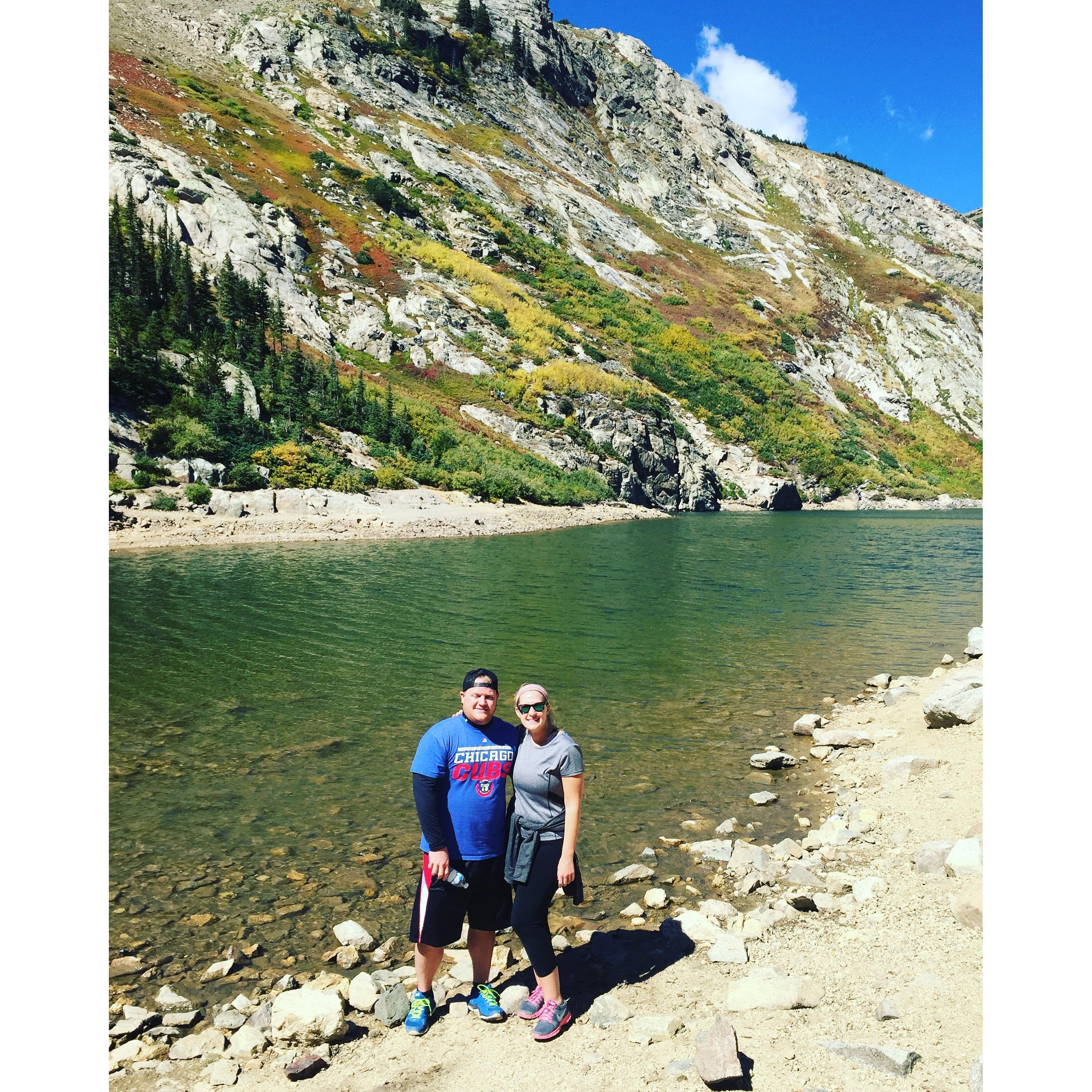 Hiking in Colorado.
