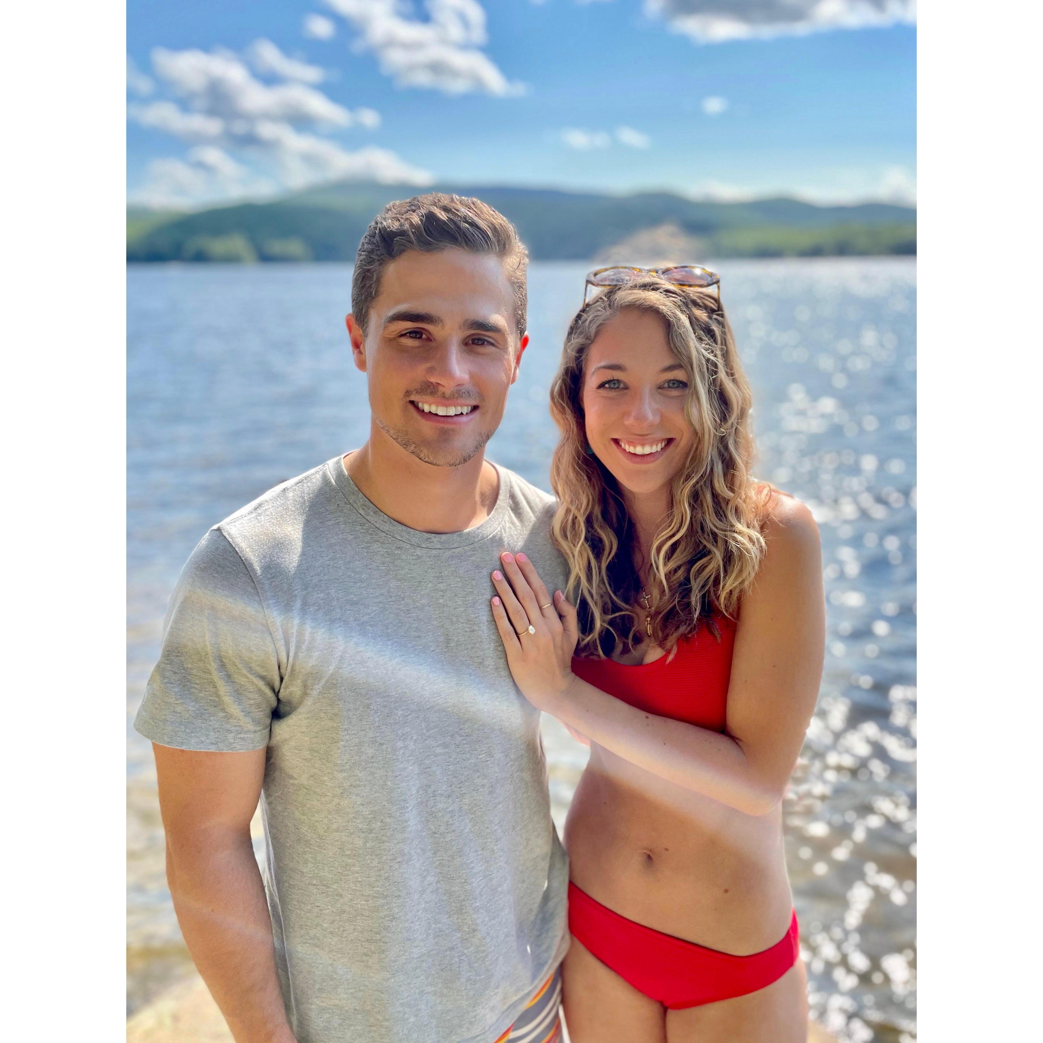 The day we got engaged.