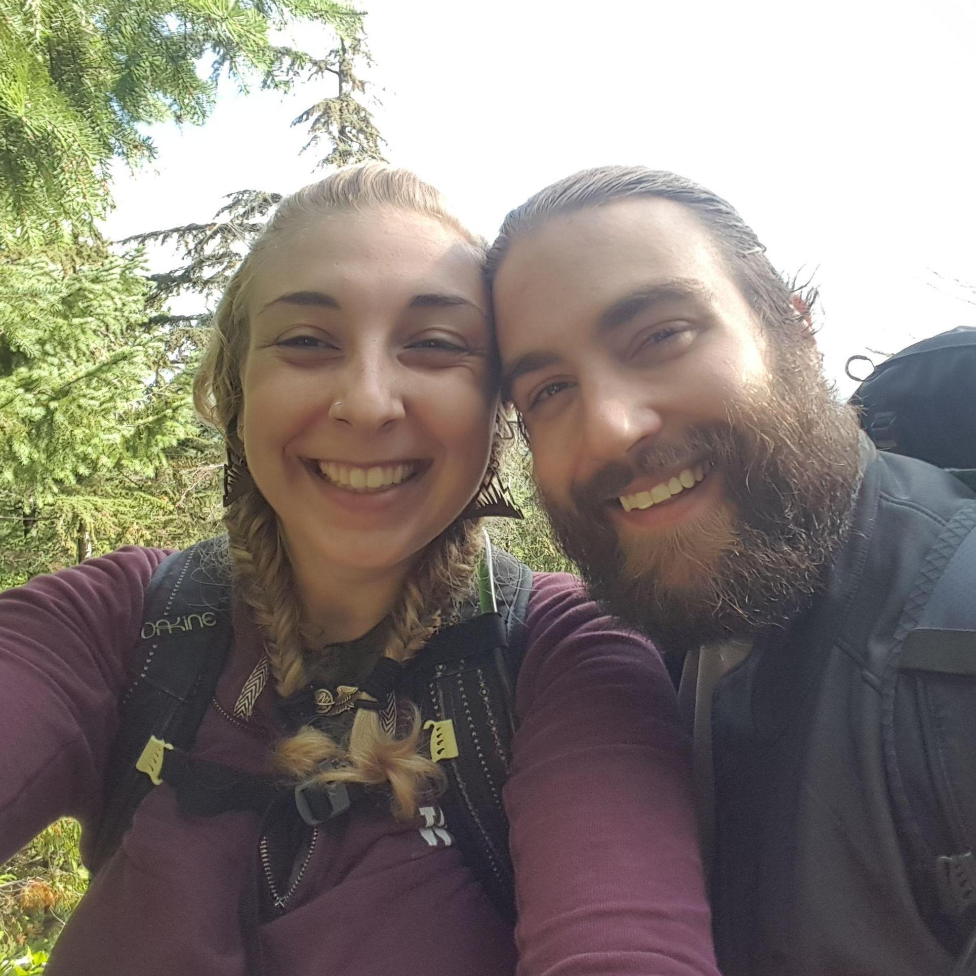 2019 - Hiking at Raptor Ridge, WA.