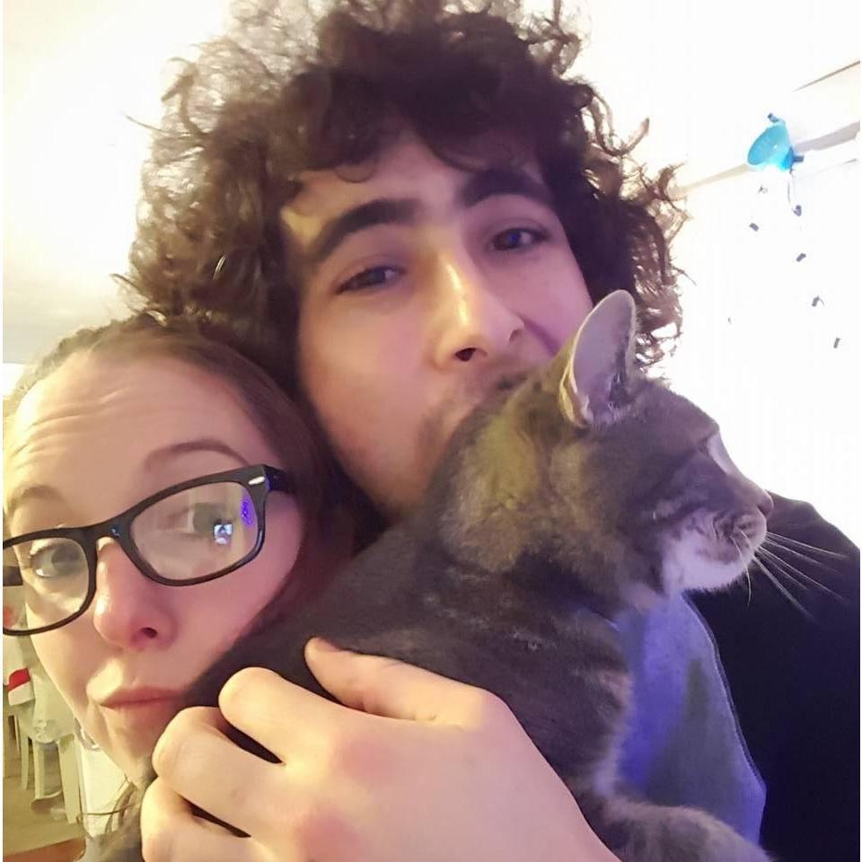 Timmy the cat is a very important part of our relationship.
He's not even our cat.
