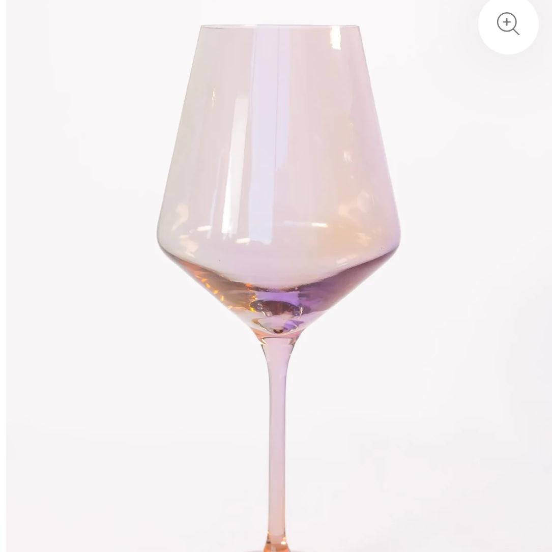 Estelle Wine Single Stemware Glass {IRIDESCENT}