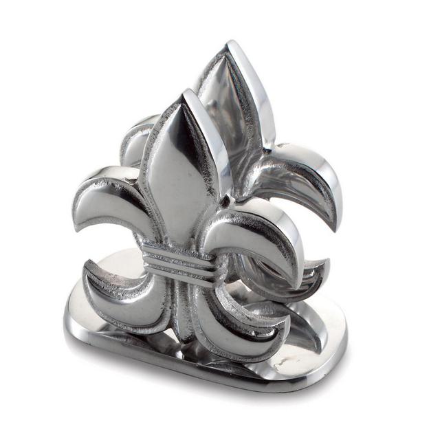 St. Croix KINDWER Elegant Fleur De Lis Napkin Holder
