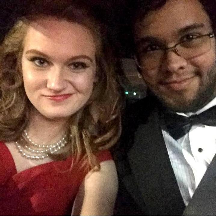 Our first date.
