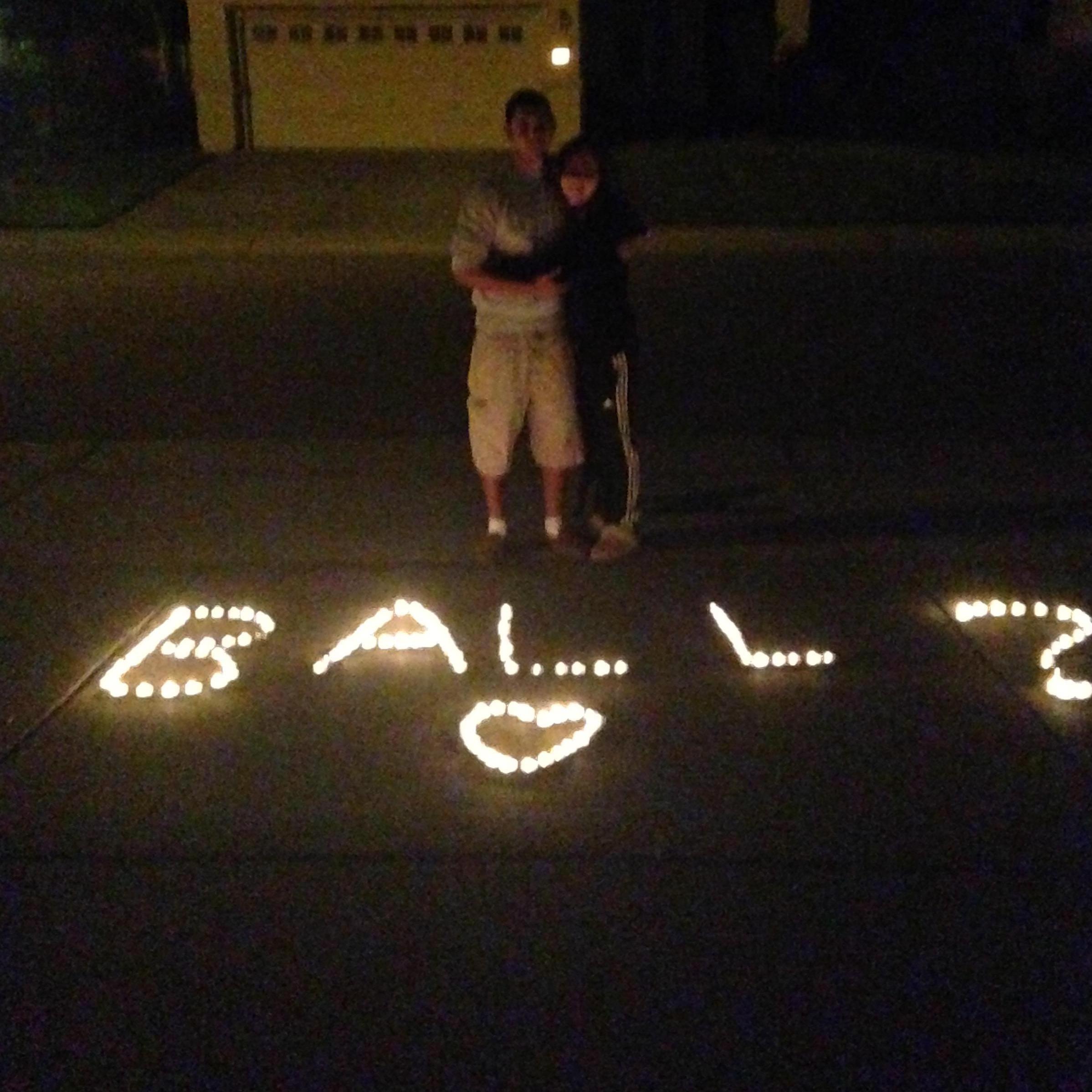 The night Jair asked me to Senior Ball