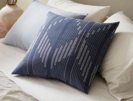 Coyuchi - Morelia Organic Pillow Cover - Moonlight Blue