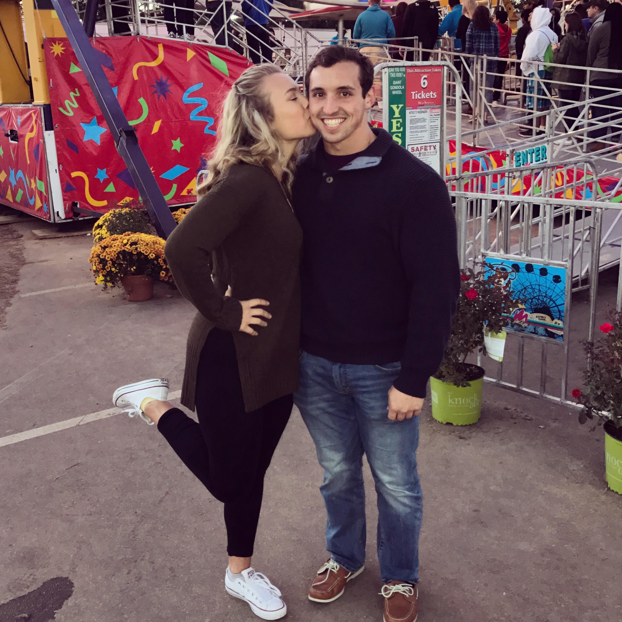 We both share a love for food. Deep fried food. The state fair was our dream come true. October 2016