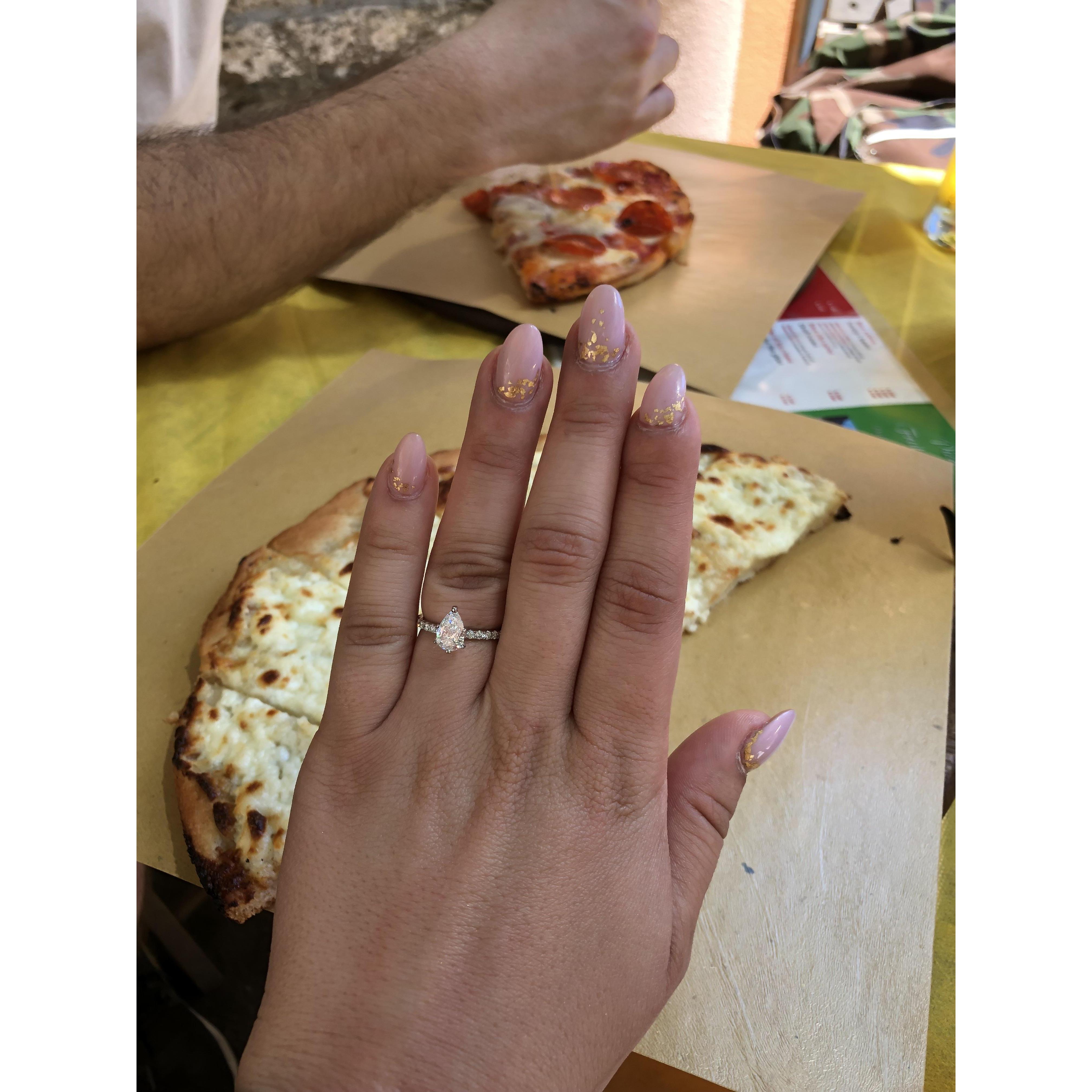 The day he asked me to be his wife! 6/29/2018
