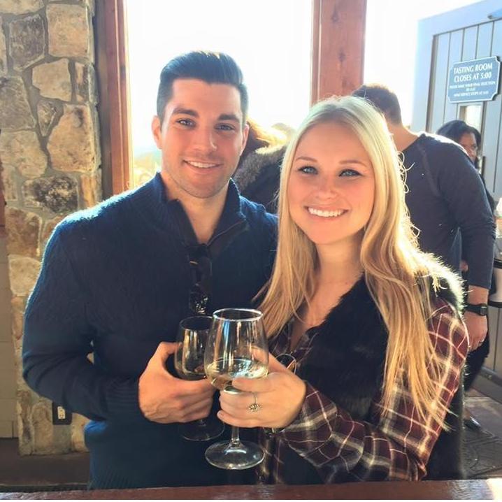 Enjoying wine tastings at Wolf Mountain Winery