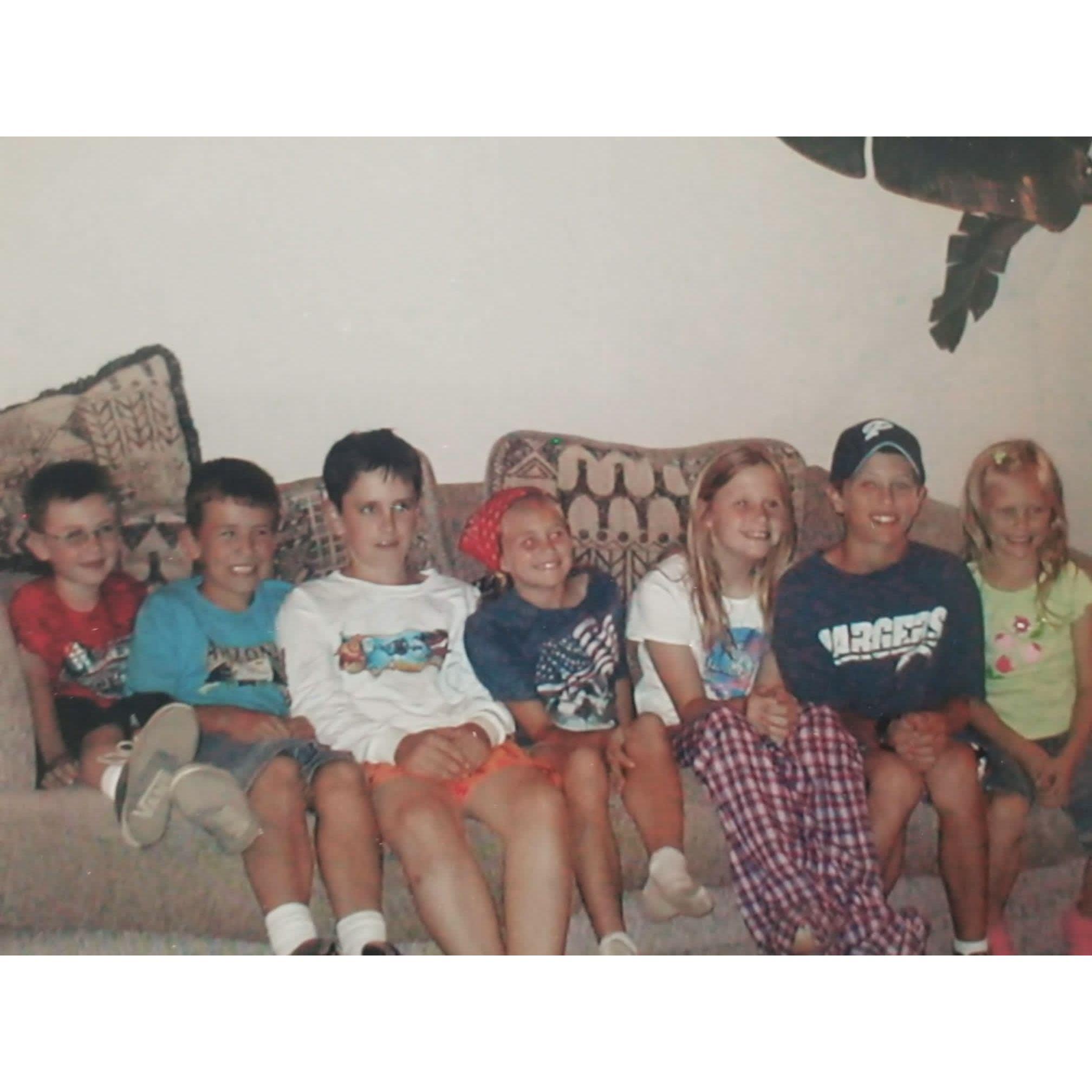 The whole gang in Ramona, circa early 2000s!