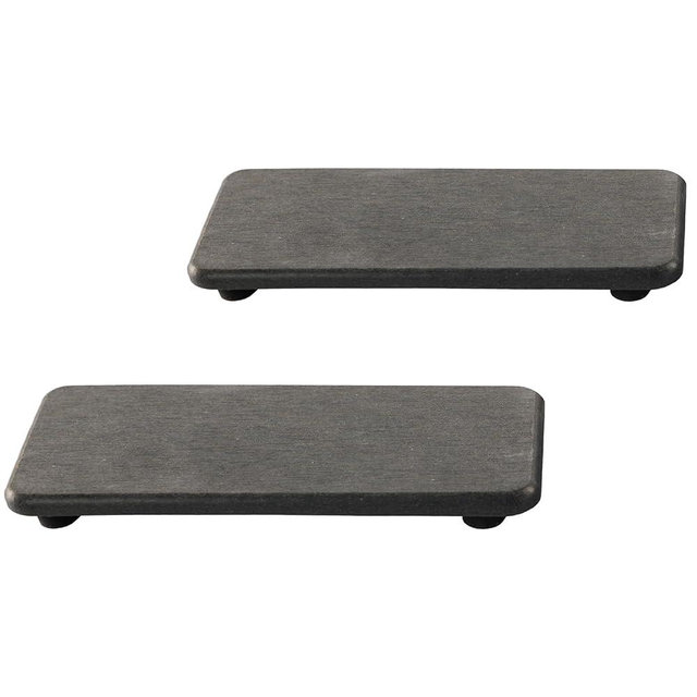NiuYichee 2 PCS Bathroom Sink Vanity Trays(6.3 * 3.15inch), Diatomaceous Earth Coasters, Kitchen Soap Tray, Water Absorbing Stone Used for Hand Soap & Plants and Cosmetic Bottles in The Modern Home